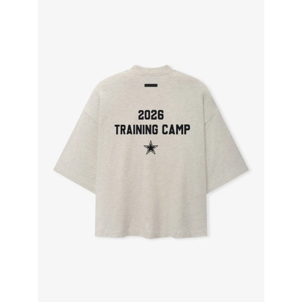 Fear of God Essentials Dallas Cowboys Training Camp Tee in Light Heather | T-shirts & vests | Coveti