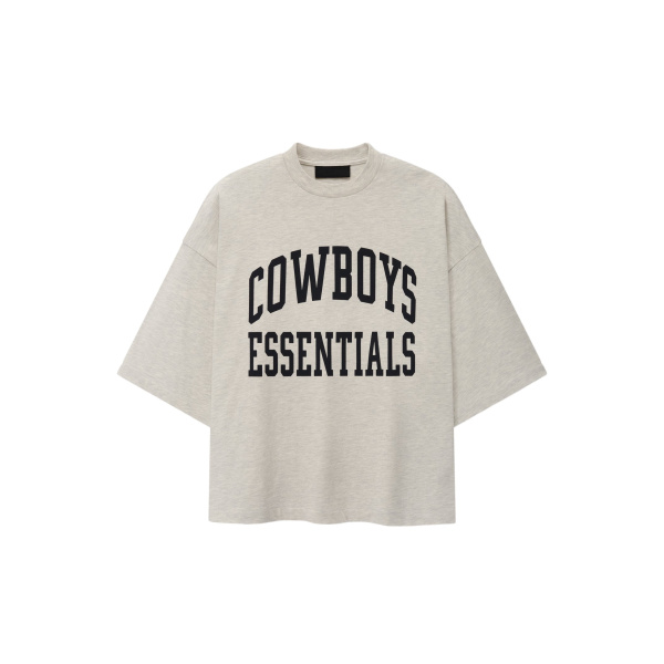Fear of God Essentials Dallas Cowboys Training Camp Tee in Light Heather | Coveti