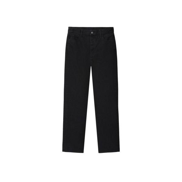 Fear of God Essentials Denim 5-Pocket Jeans in Overdyed Black | Coveti