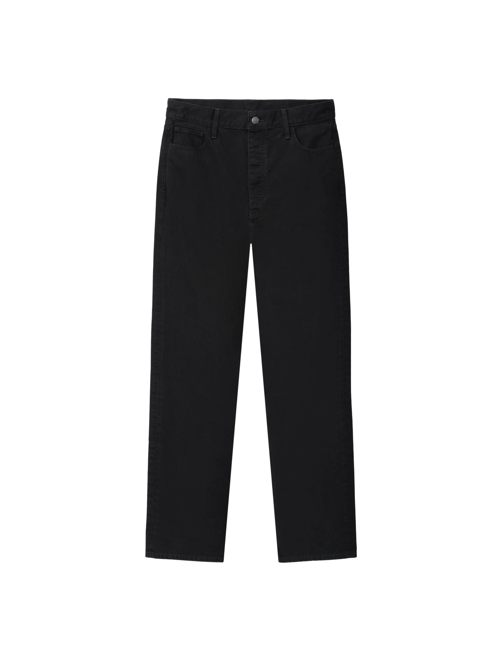 Fear of God Essentials Denim 5-Pocket Jeans in Overdyed Black Fear of God Essentials Denim 5-Pocket Jeans in Overdyed Black | Coveti
