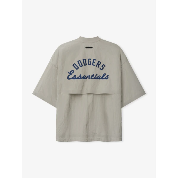 Fear of God Essentials Dodgers 3/4 Sleeve Pullover in Seal | Sweatshirts | Coveti