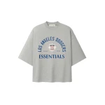 Fear of God Essentials Dodgers National League Merch Tee in Concrete Heather | Coveti
