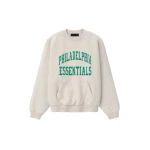 Fear of God Essentials Eagles 90s Relaxed Crewneck in Marble Heather | Coveti