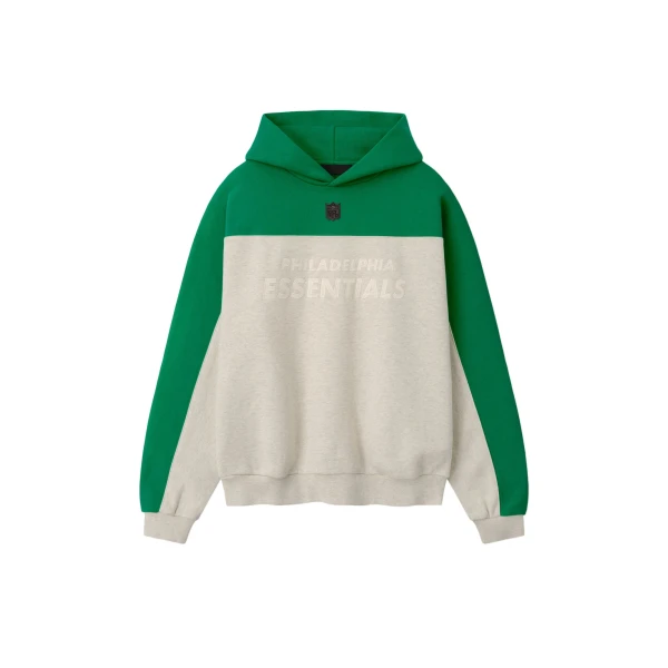 Fear of God Essentials Eagles 90s Relaxed Hoodie in Marble Heather | Coveti