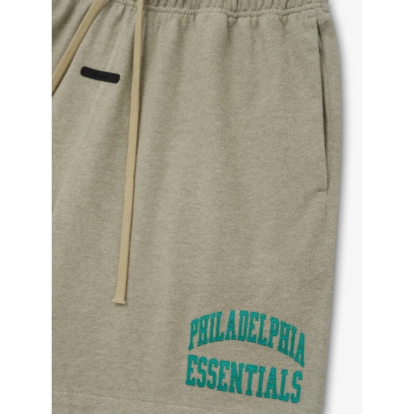 Fear of God Essentials Eagles Classic Sweatshort in Seal Heather | Shorts | Coveti