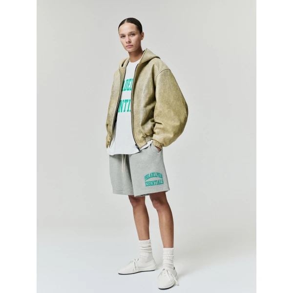 Fear of God Essentials Eagles Merch Tee in Marble Heather | T-shirts & vests | Coveti