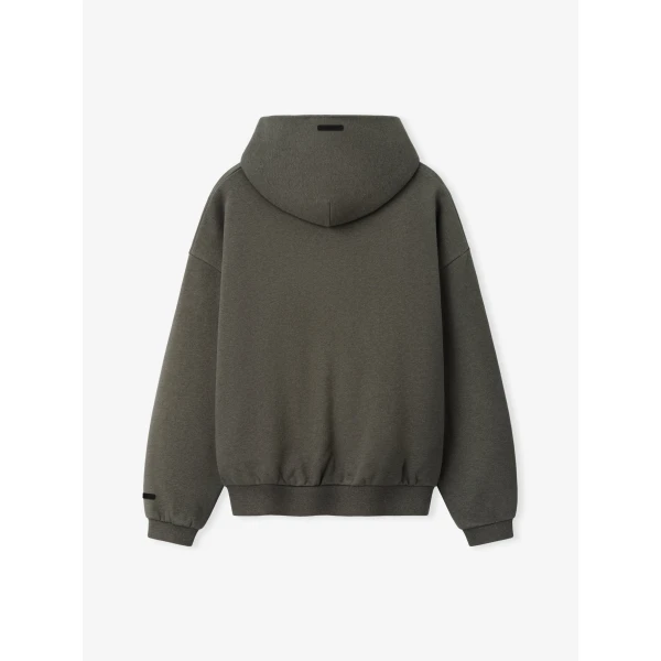 Fear of God Essentials Embossed 90s Relaxed Hoodie in Ash Heather | Sweatshirts | Coveti