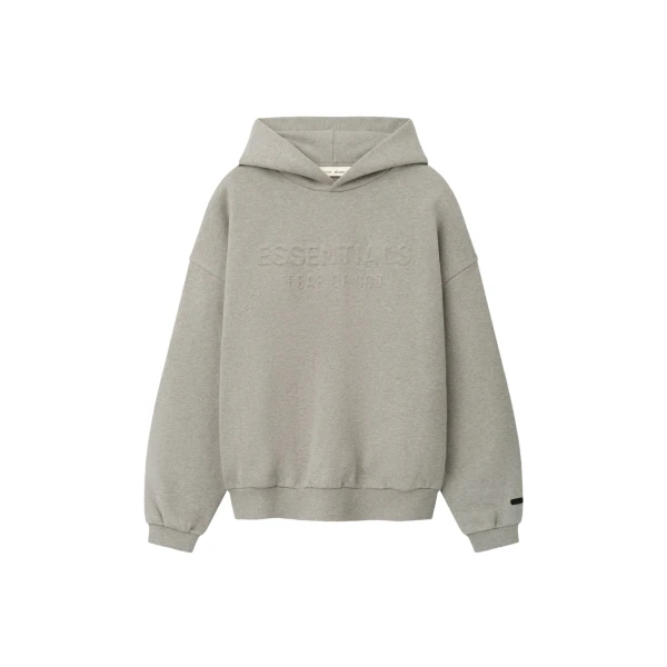 Essentials Embossed 90s Relaxed Hoodie in Warm Heather