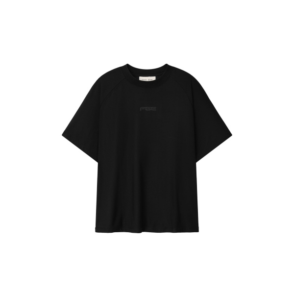 Fear of God Essentials Essential Raglan Tee in Vintage Black | Coveti