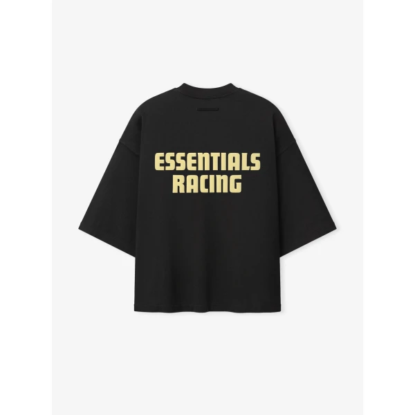Fear of God Essentials FOG Merch Tee in Washed Vintage Black | T-shirts & vests | Coveti