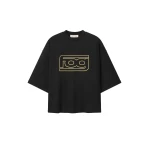 Fear of God Essentials FOG Merch Tee in Washed Vintage Black | Coveti