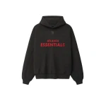 Fear of God Essentials Falcons 90s Relaxed Hoodie in Iron Grey Heather | Coveti