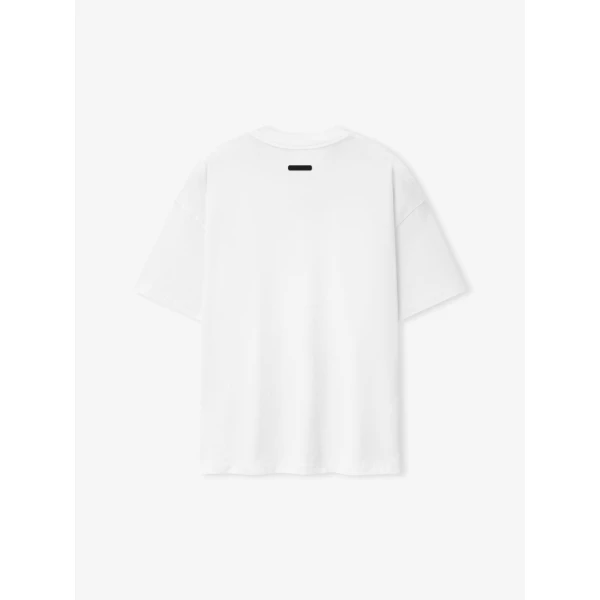 Fear of God Essentials Fall 2026 Classic Tee in Bright White | T-shirts & vests | Coveti