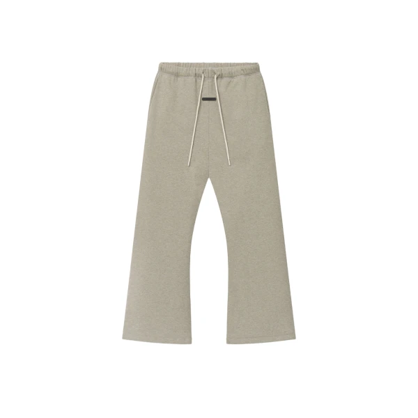 Fear of God Essentials Flare Sweatpant in Washed Seal Heather | Coveti
