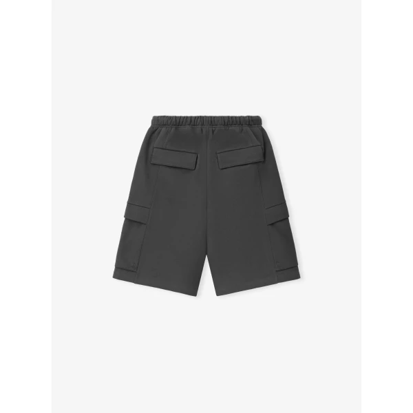 Fear of God Essentials Fleece Cargo Basketball Short in Iron Grey | Shorts | Coveti