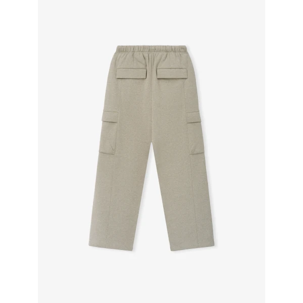 Fear of God Essentials Fleece Cargo Field Pant in Seal Heather | Pants | Coveti