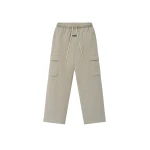 Fear of God Essentials Fleece Cargo Field Pant in Seal Heather | Coveti