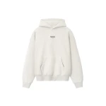 Fear of God Essentials Front Logo Classic Hoodie in Oatmeal Heather | Coveti