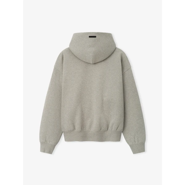 Fear of God Essentials Front Logo Classic Hoodie in Warm Heather | Sweatshirts | Coveti