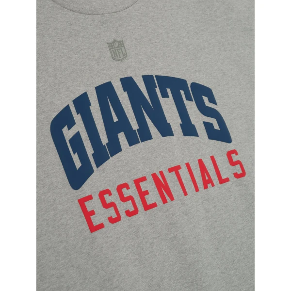 Fear of God Essentials Giants 90s 3/4 Sleeve Football Tee in Concrete Heather | T-shirts & vests | Coveti