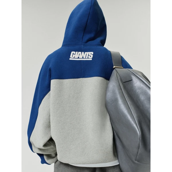 Fear of God Essentials Giants 90s Relaxed Hoodie in Seal Heather | Sweatshirts | Coveti