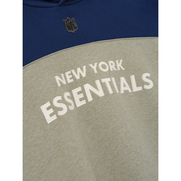 Fear of God Essentials Giants 90s Relaxed Hoodie in Seal Heather | Sweatshirts | Coveti