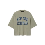 Fear of God Essentials Giants Merch Tee in Seal Heather | Coveti
