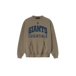 Fear of God Essentials Giants Sport Crewneck in Homestead Heather | Coveti