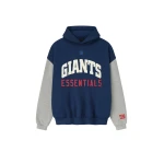 Fear of God Essentials Giants Sport Hoodie in Blue Estate and Concrete Heather | Coveti