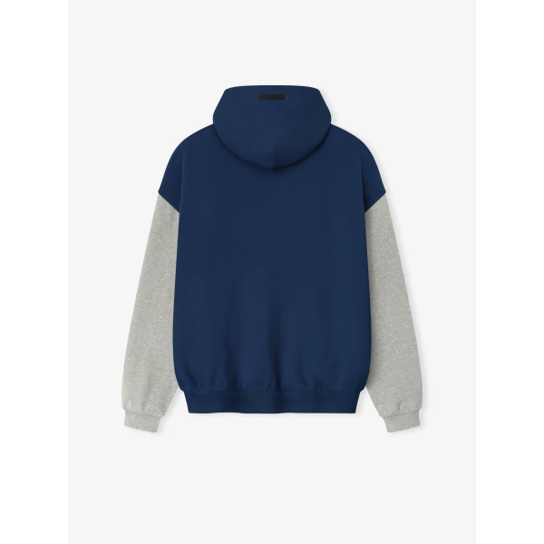 Fear of God Essentials Giants Sport Hoodie in Blue Estate and Concrete Heather | Sweatshirts | Coveti