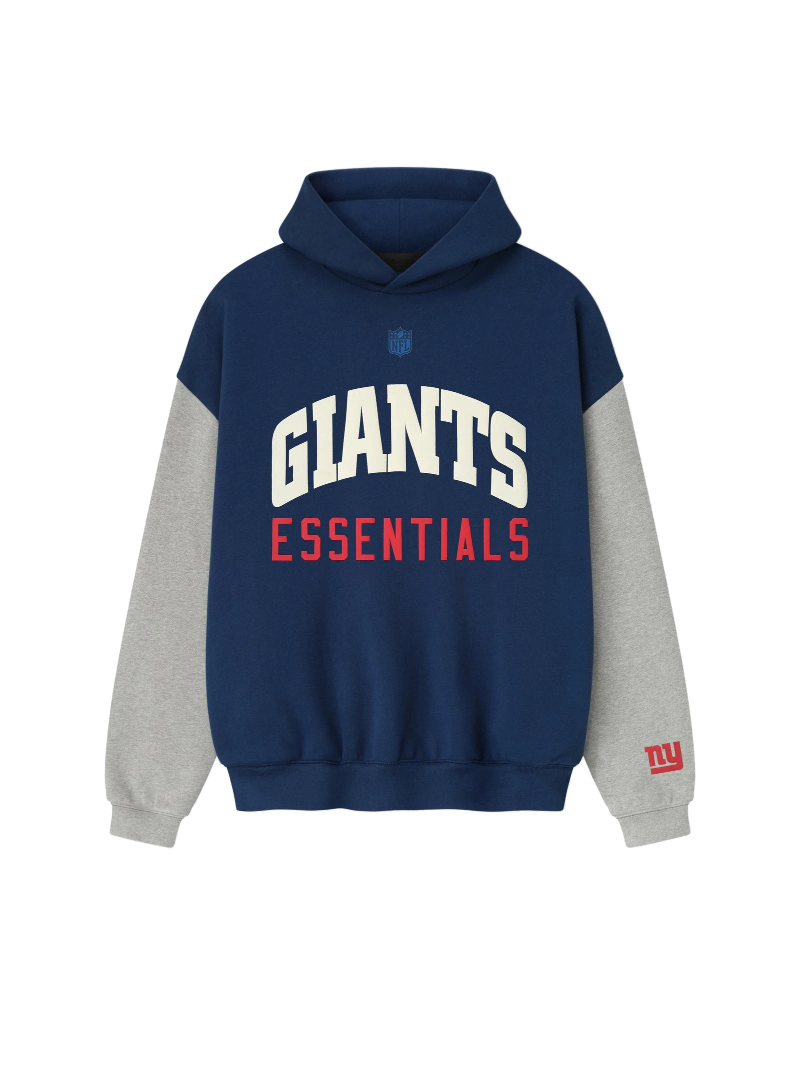 Fear of God Essentials Giants Sport Hoodie in Blue Estate and Concrete Heather Fear of God Essentials Giants Sport Hoodie in Blue Estate and Concrete Heather | Coveti