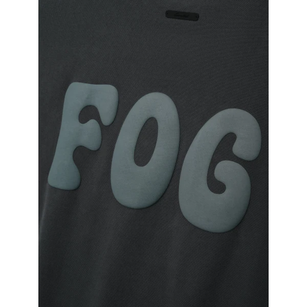 Fear of God Essentials Heavy Jersey Merch Long Sleeve Tee in Washed Iron Grey | T-shirts & vests | Coveti