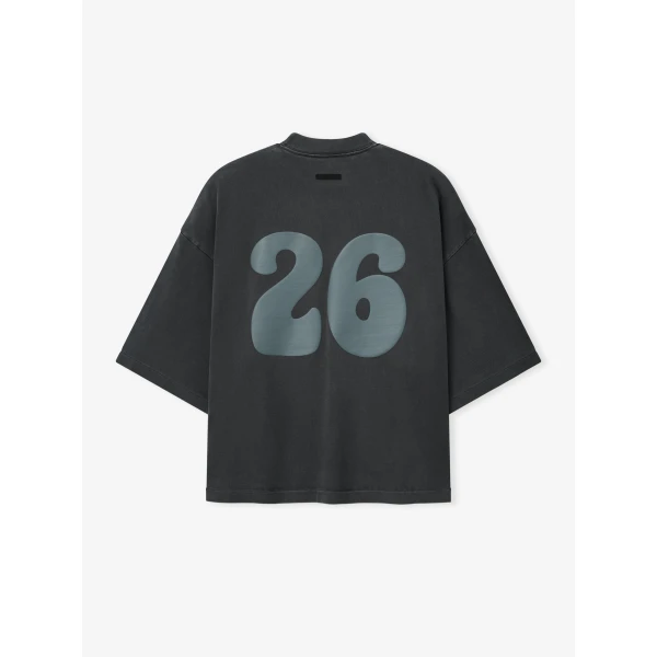 Fear of God Essentials Heavy Jersey Merch Tee Boxy Fit in Washed Iron Grey | T-shirts & vests | Coveti
