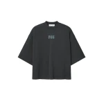 Fear of God Essentials Heavy Jersey Merch Tee Boxy Fit in Washed Iron Grey | Coveti