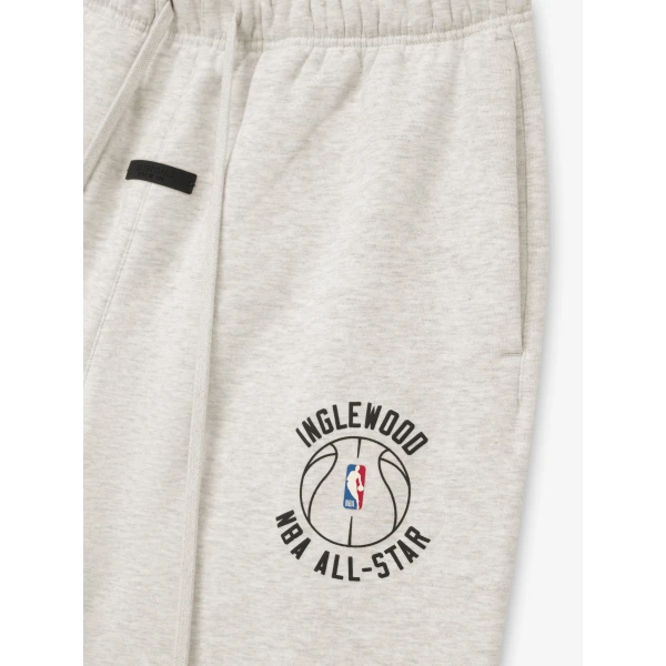 Fear of God Essentials Inglewood x All Star Weekend 2026 Classic Sweatpant in Oatmeal Heather | Pants | Coveti