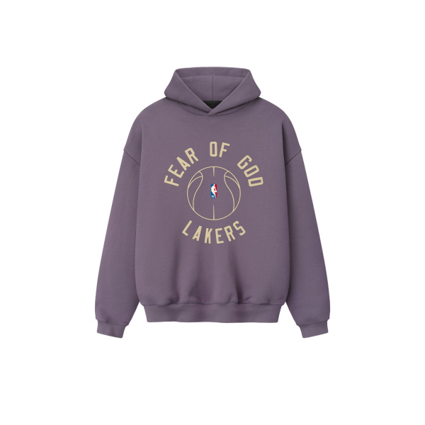 Fear of God Essentials Lakers x Barkley Hendricks 90s Hoodie in Cadet | Coveti