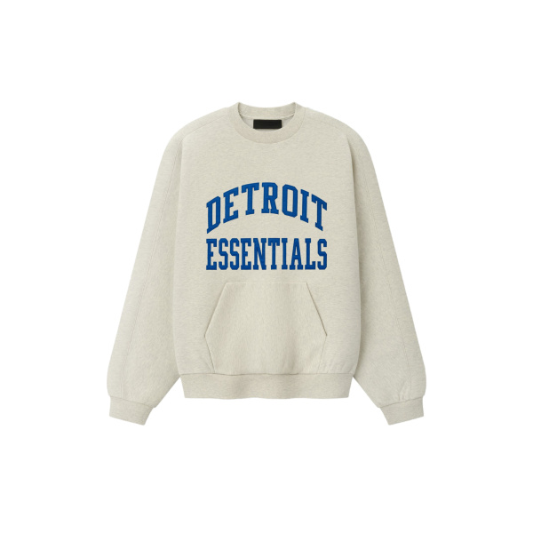 Fear of God Essentials Lions 90s Relaxed Crewneck in Marble Heather | Coveti