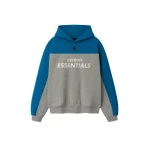 Fear of God Essentials Lions 90s Relaxed Hoodie in Concrete Heather | Coveti