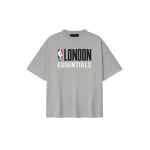 Fear of God Essentials London 90s Fit Tee in Concrete Heather Fear of God Essentials London 90s Fit Tee in Concrete Heather | Coveti