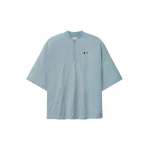 Fear of God Essentials MLB 3/4 Sleeve Pullover in Stone Blue | Coveti