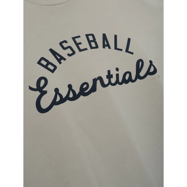 Fear of God Essentials MLB Boxy Long Sleeve Tee in Seal | T-shirts & vests | Coveti