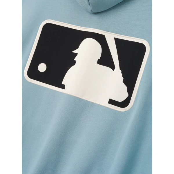 Fear of God Essentials MLB Full Zip Sport Hoodie in Stone Blue | Sweatshirts | Coveti
