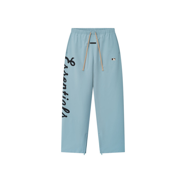 Fear of God Essentials MLB Relaxed Track Pant in Stone Blue | Coveti