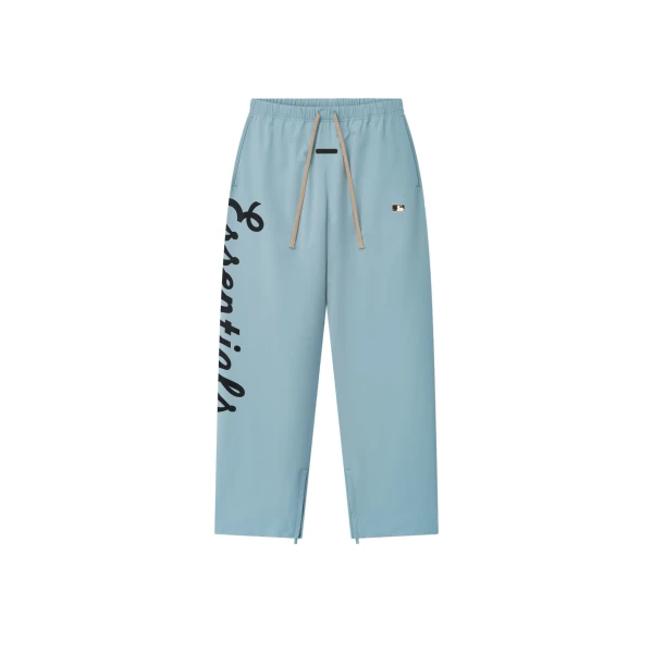 Fear of God Essentials MLB Relaxed Track Pant in Stone Blue | Coveti