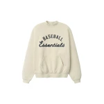 Fear of God Essentials MLB Sport Crewneck in Oat | Coveti