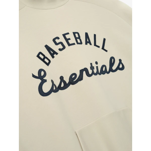 Fear of God Essentials MLB Sport Crewneck in Oat | Sweatshirts | Coveti
