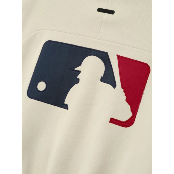 Fear of God Essentials MLB Sport Crewneck in Oat | Sweatshirts | Coveti
