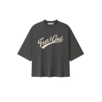 Fear of God Essentials Merch Tee Boxy Fit in Iron Grey | Coveti