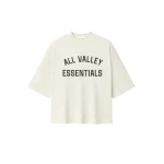 Fear of God Essentials Merch Tee Boxy Fit in Ivory Fear of God Essentials Merch Tee Boxy Fit in Ivory | Coveti