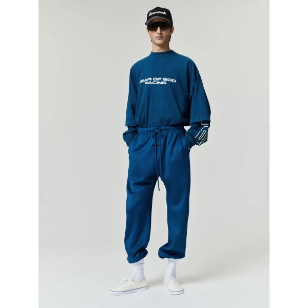 Fear of God Essentials Merch Tee in Washed Night Sea | T-shirts & vests | Coveti